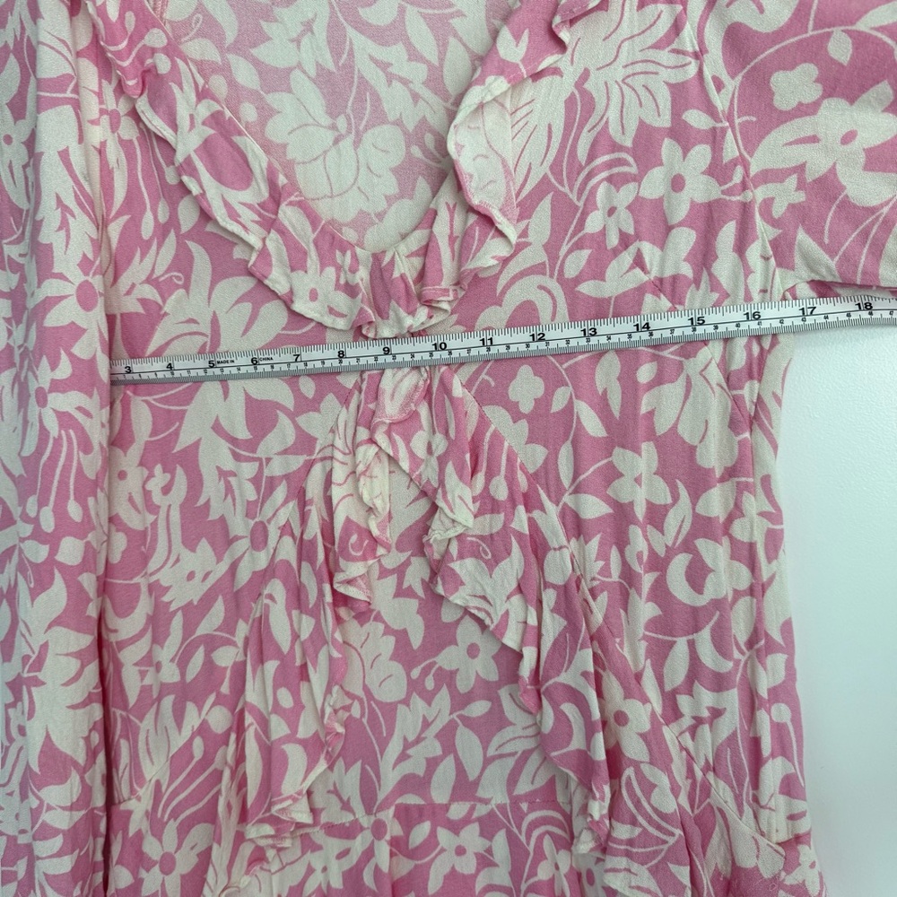Free People Floral Pink and White Dress - Picture 16 of 16